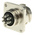 ITT Cannon, CA-COM 6 Way Box Mount MIL Spec Circular Connector Receptacle, Socket Contacts,Shell Size 14S, Bayonet