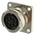 ITT Cannon, CA-COM 6 Way Box Mount MIL Spec Circular Connector Receptacle, Socket Contacts,Shell Size 14S, Bayonet