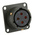 Amphenol, 62GB 4 Way Box Mount MIL Spec Circular Connector Receptacle, Socket Contacts,Shell Size 14, Bayonet Coupling,