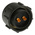 Amphenol, 62GB 2 Way Cable Mount MIL Spec Circular Connector Plug, Pin Contacts,Shell Size 14, Bayonet Coupling,