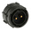 Amphenol, 62GB 2 Way Cable Mount MIL Spec Circular Connector Plug, Pin Contacts,Shell Size 14, Bayonet Coupling,