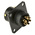 Amphenol Limited, 62GB 6 Way Box Mount MIL Spec Circular Connector Receptacle, Pin Contacts,Shell Size 10, Bayonet
