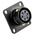 Amphenol Limited MIL Spec Circular Connector, 6 Contacts, Panel Mount, Socket, Female, 62LC Series