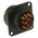 Amphenol, 62GB 12 Way Box Mount MIL Spec Circular Connector Receptacle, Pin Contacts,Shell Size 14, Bayonet Coupling,