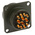 Amphenol, 62GB 12 Way Box Mount MIL Spec Circular Connector Receptacle, Socket Contacts,Shell Size 14, Bayonet