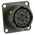 Amphenol, 62GB 12 Way Box Mount MIL Spec Circular Connector Receptacle, Socket Contacts,Shell Size 14, Bayonet