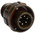 Amphenol, 97B 6 Way Cable Mount MIL Spec Circular Connector Plug, Pin Contacts,Shell Size 14S, Bayonet Coupling,
