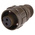 Amphenol, 97B 2 Way Cable Mount MIL Spec Circular Connector Plug, Socket Contacts,Shell Size 10SL, Bayonet Coupling,