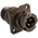 Amphenol, 97B 3 Way Wall Mount MIL Spec Circular Connector Receptacle, Pin Contacts,Shell Size 10SL, Bayonet Coupling,
