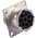 Souriau, UTO 8 Way Wall Mount MIL Spec Circular Connector Receptacle, Socket Contacts,Shell Size 12, Bayonet Coupling