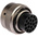 Souriau, UTO 19 Way Cable Mount MIL Spec Circular Connector Plug, Pin Contacts,Shell Size 16, Bayonet Coupling