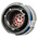 Amphenol, TV 22 Way Cable Mount MIL Spec Circular Connector Plug, Pin Contacts,Shell Size 13, Screw Coupling,