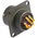 Amphenol, 62GB 8 Way Box Mount MIL Spec Circular Connector Receptacle, Socket Contacts,Shell Size 12, Bayonet Coupling,