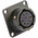 Amphenol, 62GB 8 Way Box Mount MIL Spec Circular Connector Receptacle, Socket Contacts,Shell Size 12, Bayonet Coupling,