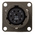 Amphenol Industrial, PT 8 Way Panel Mount MIL Spec Circular Connector Receptacle, Socket Contacts,Shell Size 12,
