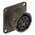 Amphenol Industrial, PT 8 Way Panel Mount MIL Spec Circular Connector Receptacle, Socket Contacts,Shell Size 12,