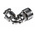 ITT Cannon, CA-COM Right Angle 6 Way Cable Mount MIL Spec Circular Connector Plug, Pin Contacts,Shell Size 14S, Bayonet