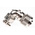 ITT Cannon, CA-COM Right Angle 6 Way Cable Mount MIL Spec Circular Connector Plug, Pin Contacts,Shell Size 14S, Bayonet