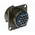 Souriau, 851 19 Way Panel Mount MIL Spec Circular Connector Receptacle, Pin Contacts,Shell Size 14, Bayonet Coupling,