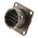 Souriau, 851 10 Way Panel Mount MIL Spec Circular Connector Receptacle, Pin Contacts,Shell Size 12, Bayonet Coupling,