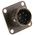 Souriau, 851 6 Way Panel Mount MIL Spec Circular Connector Receptacle, Pin Contacts,Shell Size 10, Bayonet Coupling,