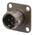 Souriau, 851 3 Way Panel Mount MIL Spec Circular Connector Receptacle, Pin Contacts,Shell Size 8, Bayonet Coupling,