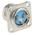Jaeger 3 Way Panel Mount MIL Spec Circular Connector Receptacle, Socket Contacts,Shell Size 1, MIL-DTL-5015