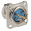 Jaeger 6 Way Panel Mount MIL Spec Circular Connector Receptacle, Socket Contacts,Shell Size 1, MIL-DTL-5015