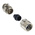 Jaeger, 5324 6 Way Cable Mount MIL Spec Circular Connector Plug, Pin Contacts,Shell Size 1, Screw Coupling