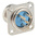 Jaeger 4 Way Panel Mount MIL Spec Circular Connector Receptacle, Socket Contacts, MIL-DTL-5015