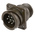 Amphenol, 97B 7 Way Wall Mount MIL Spec Circular Connector Receptacle, Pin Contacts,Shell Size 16S, Bayonet Coupling,