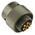 Amphenol Limited, 62GB 7 Way Cable Mount MIL Spec Circular Connector Plug, Pin Contacts,Shell Size 10, Bayonet