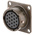 Amphenol Socapex, 451 19 Way Panel Mount MIL Spec Circular Connector Receptacle, Socket Contacts,Shell Size 14, Bayonet