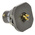 Amphenol Limited, 62GB 3 Way Panel Mount MIL Spec Circular Connector Receptacle, Pin Contacts,Shell Size 8, Bayonet