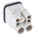 HARTING Connector Housing, 2 Way, 40A, Male, Han Q, Cable Mount, 830 V