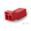 TE Connectivity LIGHT-N-LOK Series Modular Latched Wire to Wire, 2-Pole, Female, 2-Way, Cable Mount, 9A