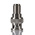 RS PRO Straight Coaxial Adapter BNC Plug to Type F Socket 1GHz