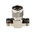 RS PRO Tee 50Ω RF Adapter N Plug to N Socket 11GHz