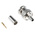 RS PRO, Plug Cable Mount BNC Connector, 50Ω, Crimp Termination, Straight Body