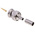 RS PRO, Plug Cable Mount BNC Connector, 50Ω, Crimp Termination, Straight Body