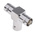 RS PRO Tee 50Ω RF Adapter BNC Socket to BNC Socket 250MHz