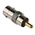 RS PRO Straight 75Ω RF Adapter RCA Plug to BNC Socket 250MHz