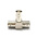 RS PRO Tee 50Ω Coaxial Adapter BNC Socket to BNC Socket 250MHz