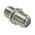 RS PRO Straight Coaxial Adapter Type F Socket to Type F Socket