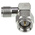 TE Connectivity Right Angle 50Ω RF Adapter SMA Plug to SMA Socket 12.4GHz