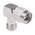 Huber+Suhner Right Angle 50Ω RF Adapter SMA Plug to SMA Socket 14GHz