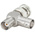 Rosenberger Tee 50Ω RF Adapter BNC Plug to BNC Socket 10GHz