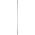 Vikan Yellow Anodised Aluminium, Polypropylene Mop Handle, 1.26m
