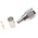 RS PRO, Plug Cable Mount UHF Connector, 50Ω, Crimp Termination, Straight Body
