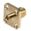 RS PRO, jack Flange Mount SMA Connector, 50Ω, Solder Termination, Straight Body